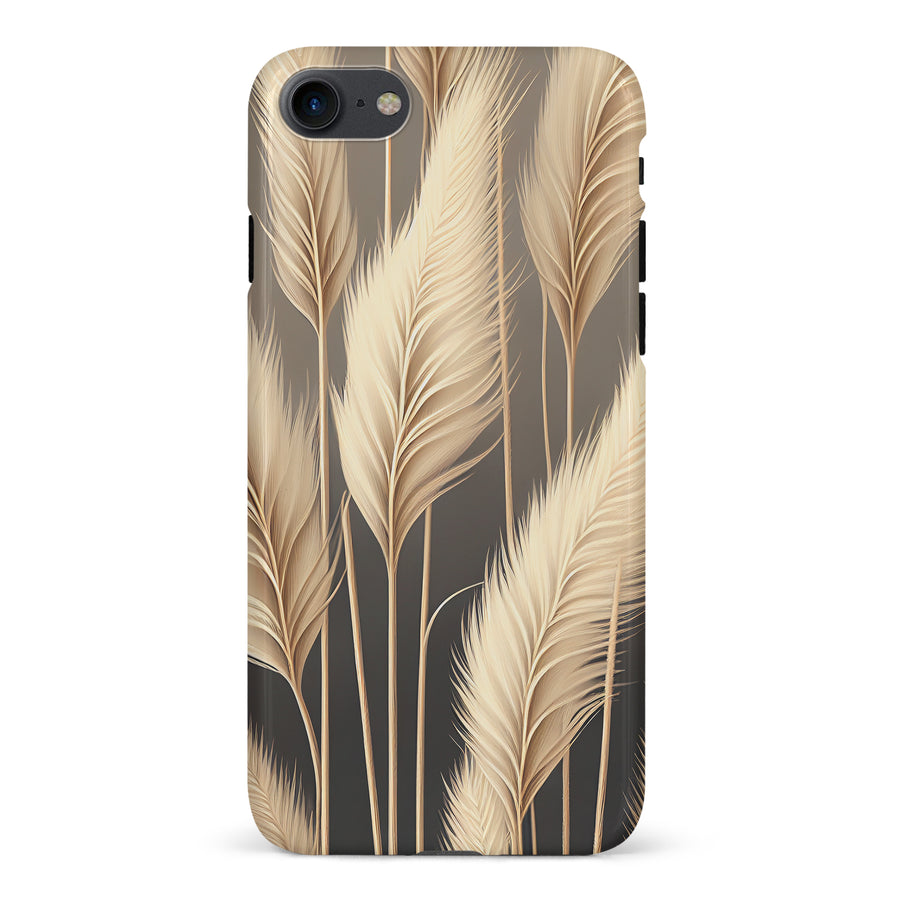 iPhone 7/8/SE Pampas Grass Phone Case in Cream