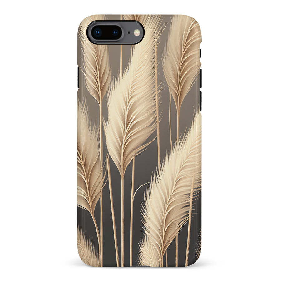 iPhone 8 Plus Pampas Grass Phone Case in Cream