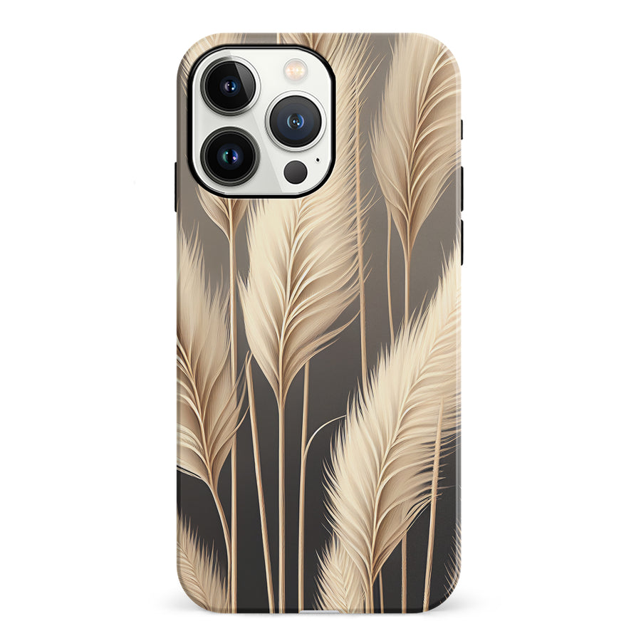 iPhone 13 Pro Pampas Grass Phone Case in Cream