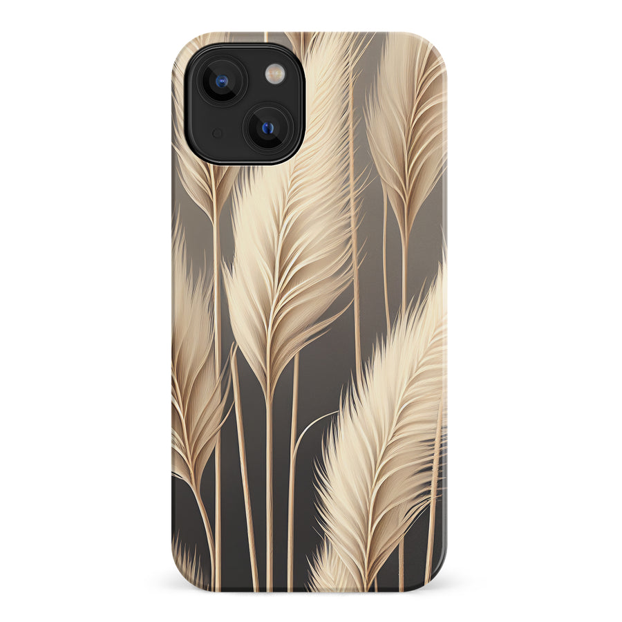 iPhone 14 Pampas Grass Phone Case in Cream
