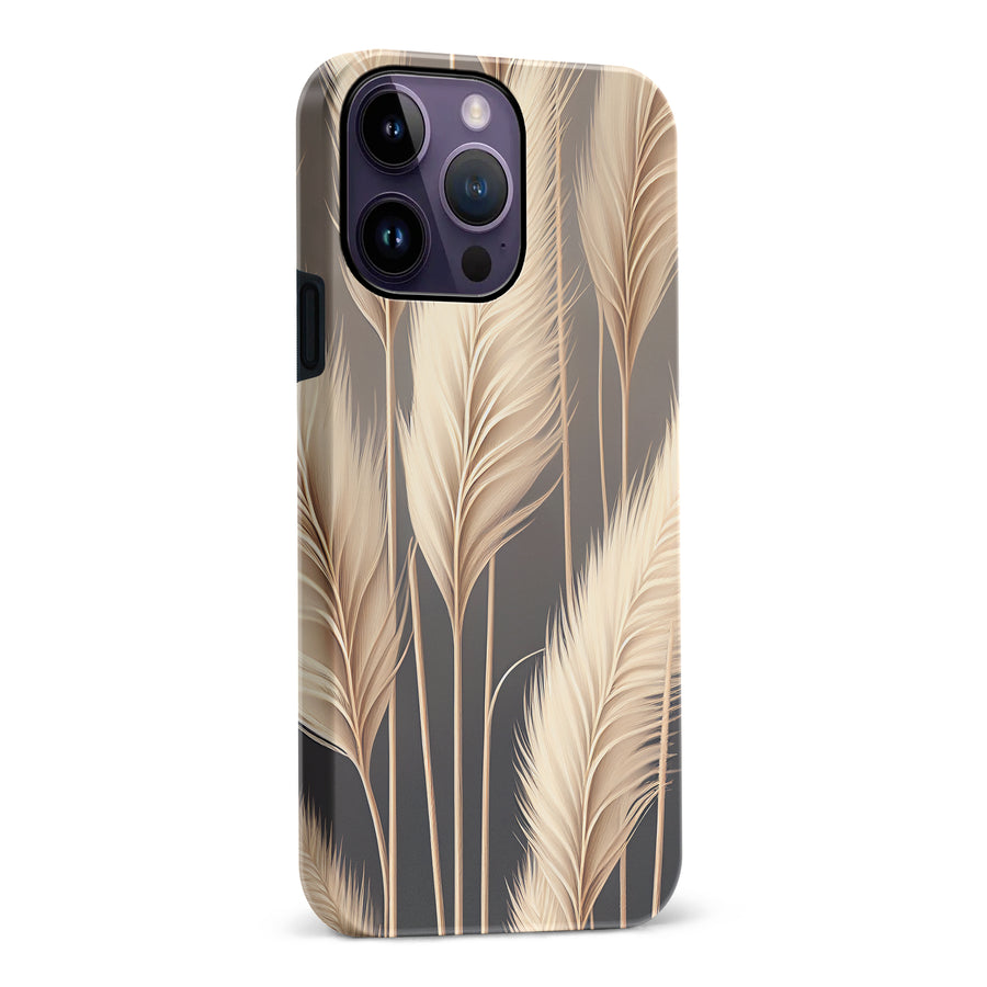iPhone 14 Pro Max Pampas Grass Phone Case in Cream