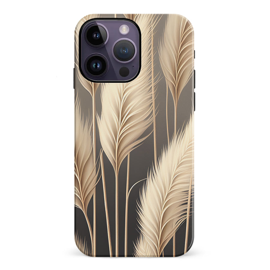 iPhone 14 Pro Max Pampas Grass Phone Case in Cream