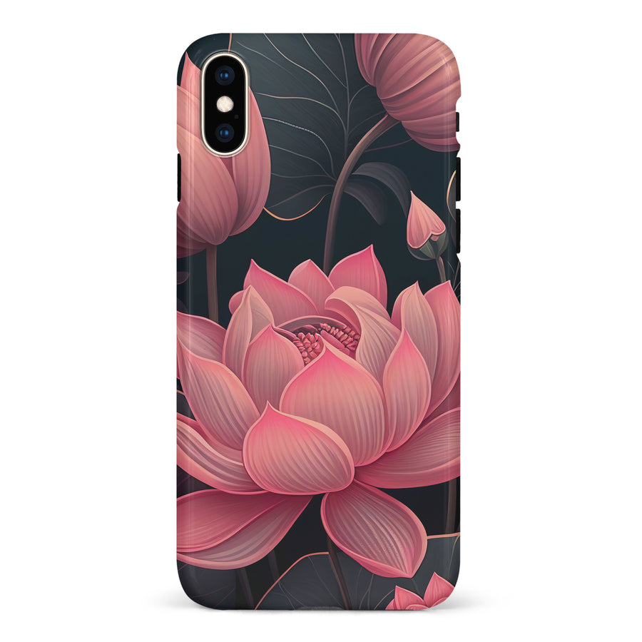iPhone XS Max Lotus Phone Case in Green