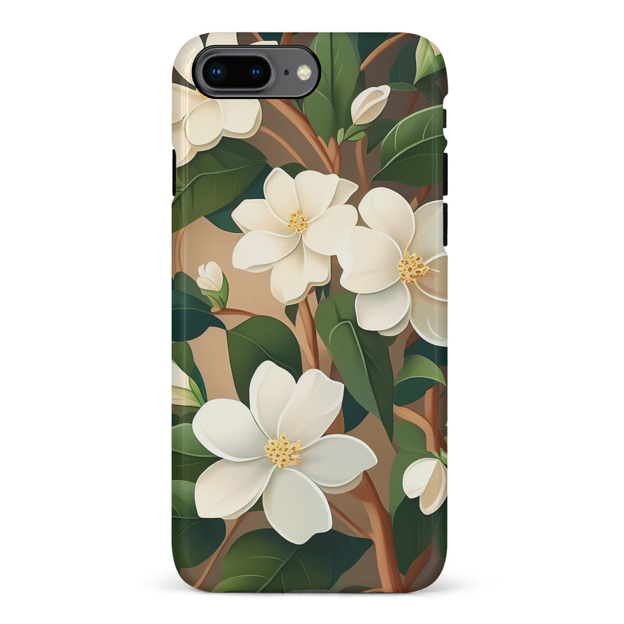 iPhone 8 Plus Jasmin Phone Case in Cream
