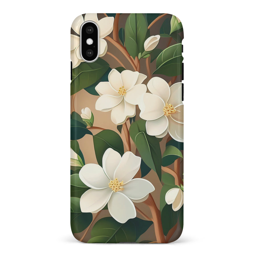 iPhone X/XS Jasmin Phone Case in Cream