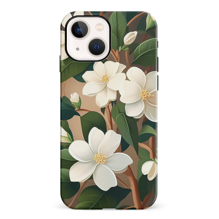 iPhone 13 Mini Jasmin Phone Case in Cream