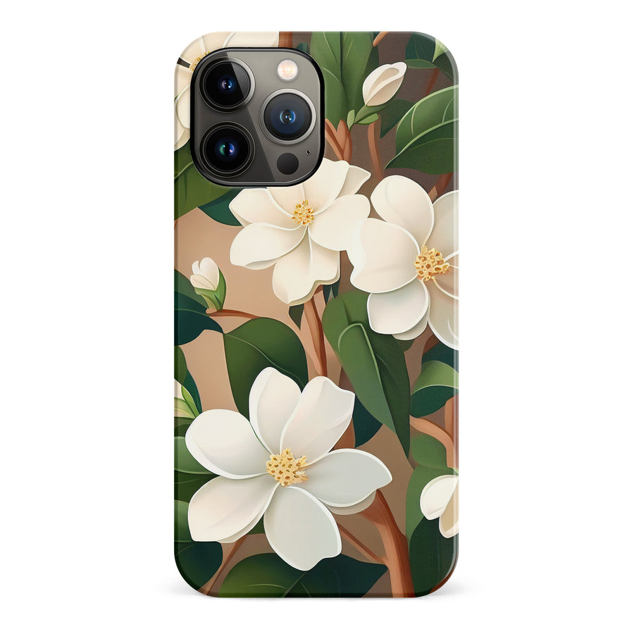 iPhone 13 Pro Max Jasmin Phone Case in Cream