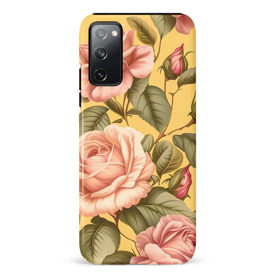 Samsung Galaxy S20 FE Roses Phone Case in Yellow