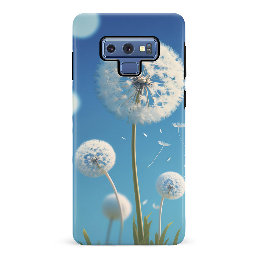 Samsung Galaxy Note 9 Dandelion Phone Case in Blue