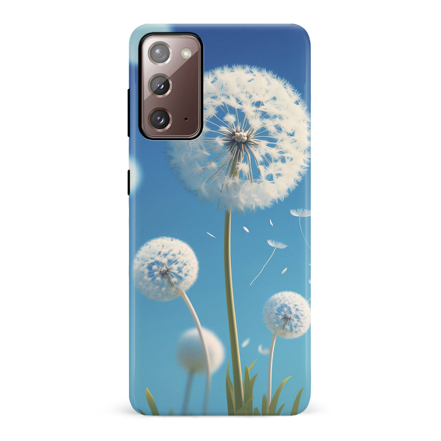 Samsung Galaxy Note 20 Dandelion Phone Case in Blue