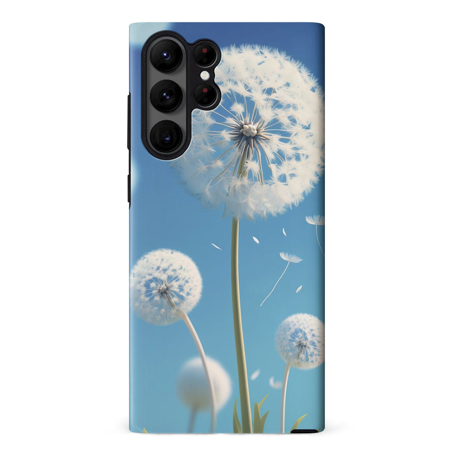Samsung S23 Ultra Dandelion Floral Phone Case