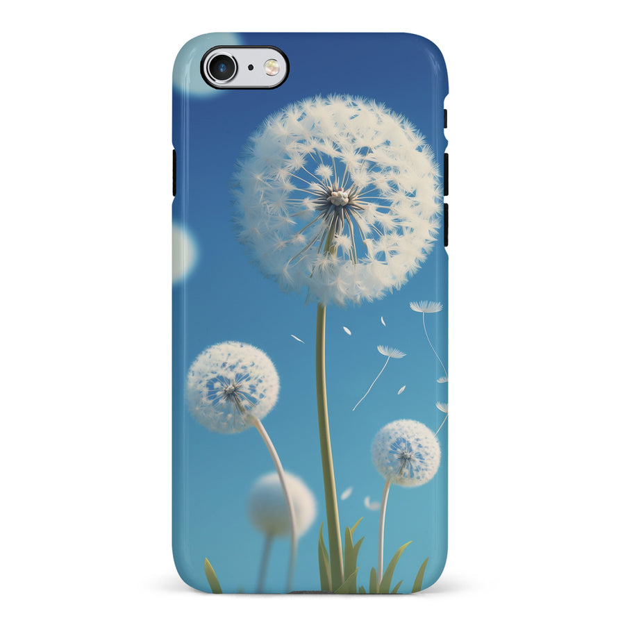 iPhone 6S Plus Dandelion Phone Case in Blue