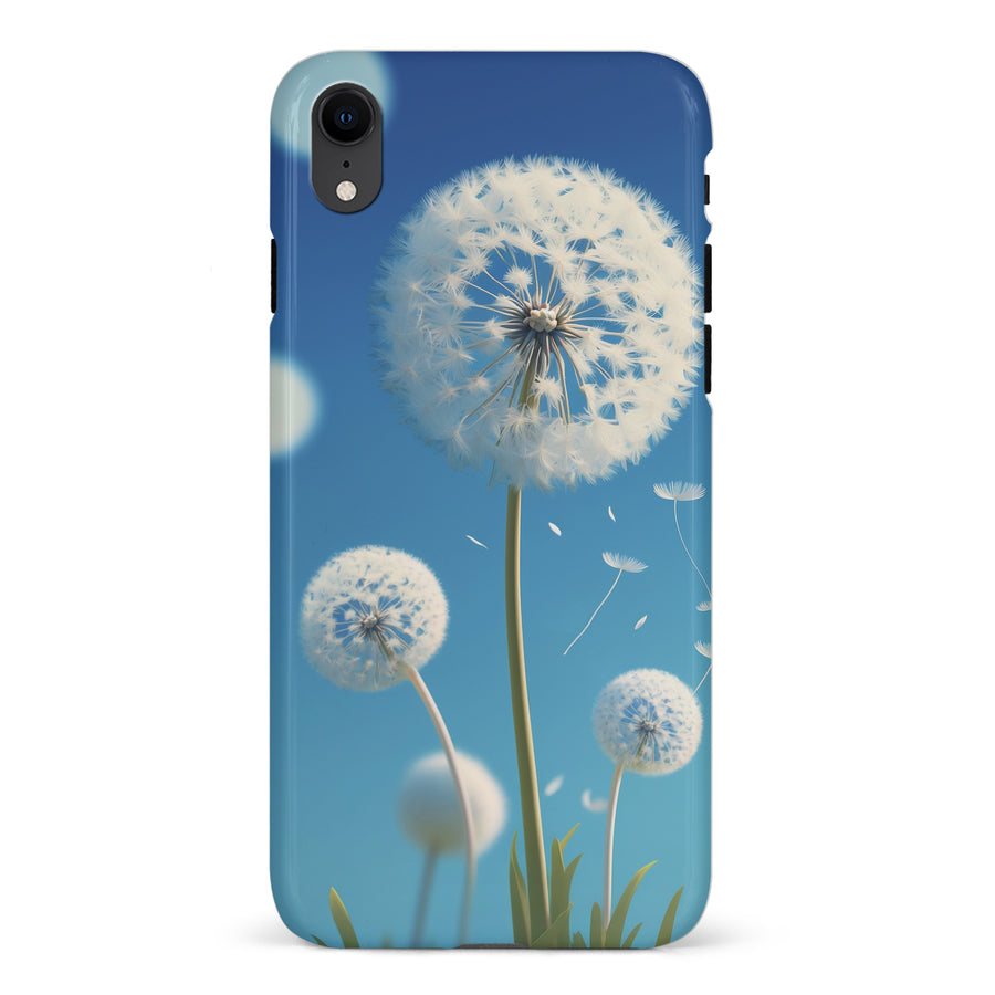 iPhone XR Dandelion Phone Case in Blue