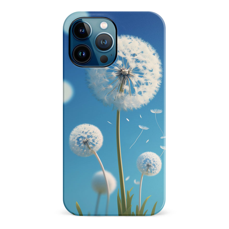 iPhone 12 Pro Max Dandelion Phone Case in Blue