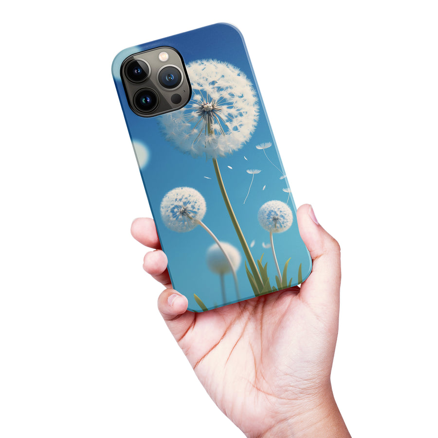 iPhone 13 Pro Max Dandelion Phone Case in Blue
