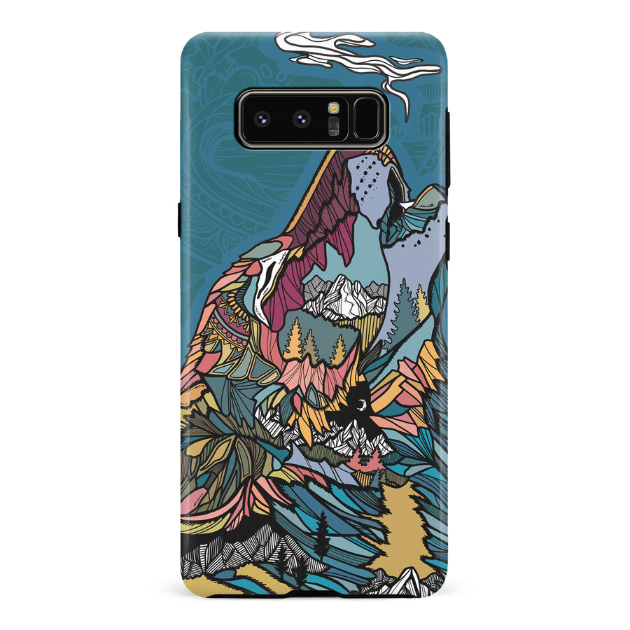 Samsung Galaxy Note 8 Kate Zessel Coastal Wolf Phone Case