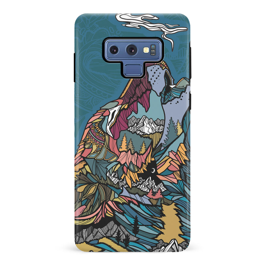 Samsung Galaxy Note 9 Kate Zessel Coastal Wolf Phone Case