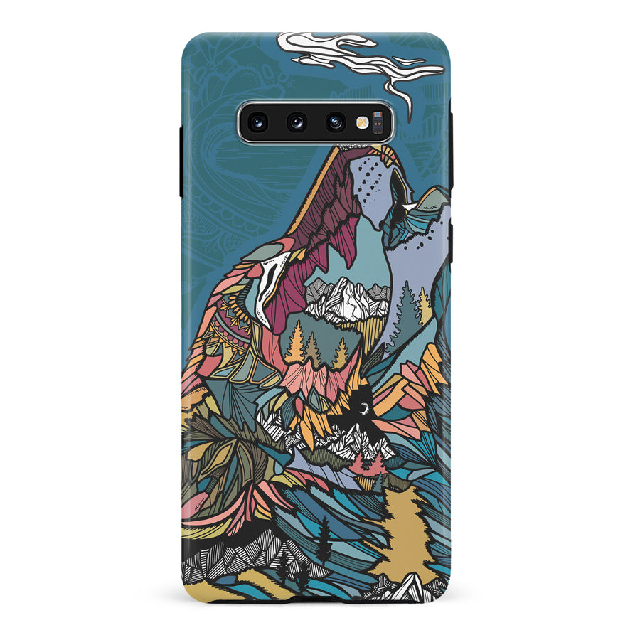 Samsung Galaxy S10 Kate Zessel Coastal Wolf Phone Case