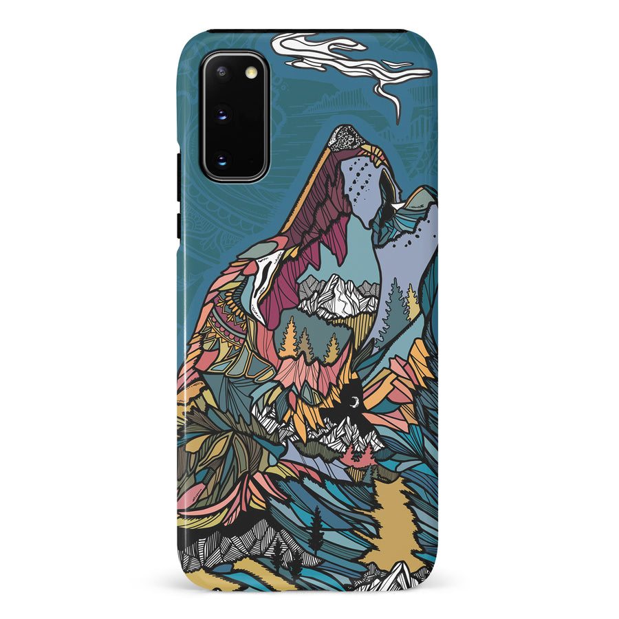 Samsung Galaxy S20 Kate Zessel Coastal Wolf Phone Case