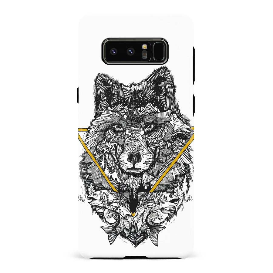 Samsung Galaxy Note 8 Kate Zessel Wolf Hunger Phone Case