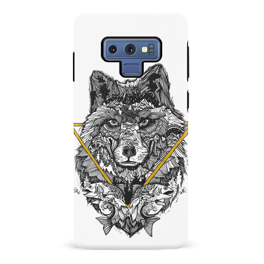 Samsung Galaxy Note 9 Kate Zessel Wolf Hunger Phone Case