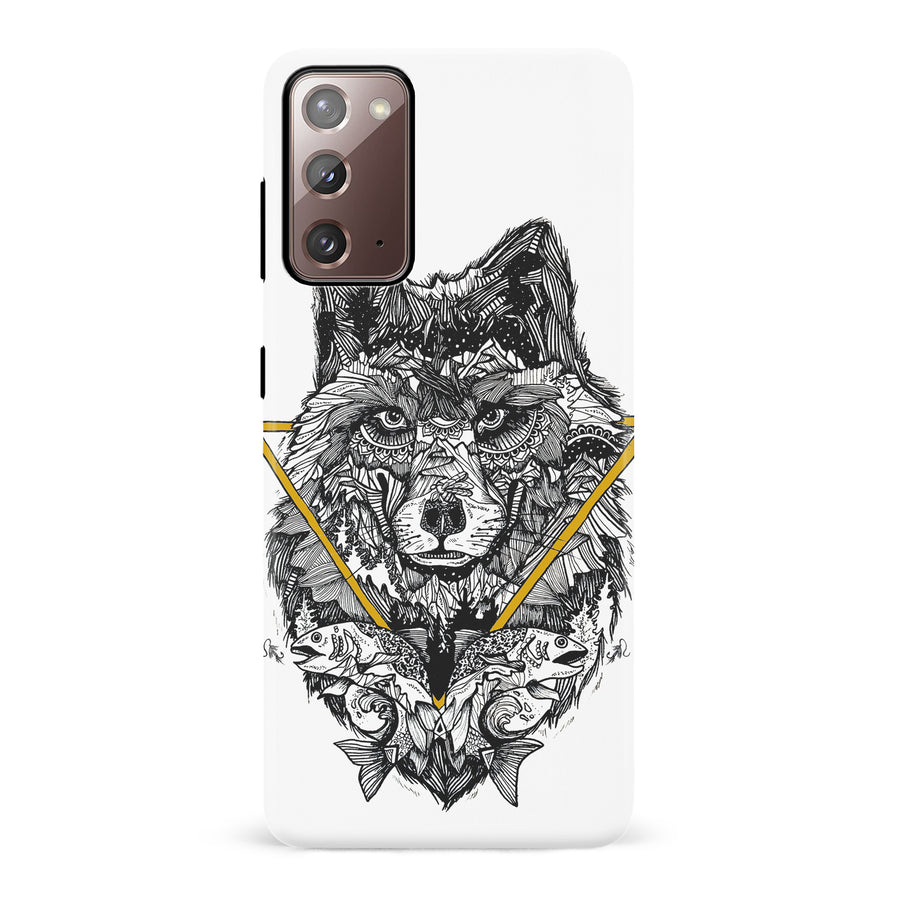 Samsung Galaxy Note 20 Kate Zessel Wolf Hunger Phone Case