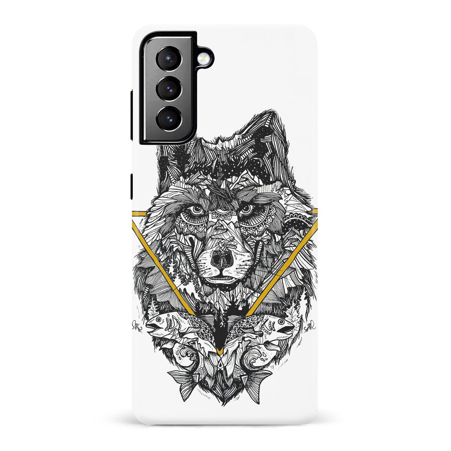 Samsung Galaxy S21 Plus Kate Zessel Wolf Hunger Phone Case