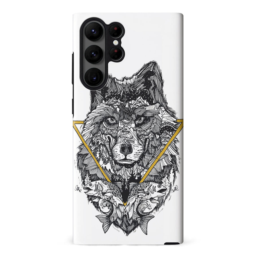 Samsung Galaxy S23 Ultra Kate Zessel in Wolf Hunger Phone Case