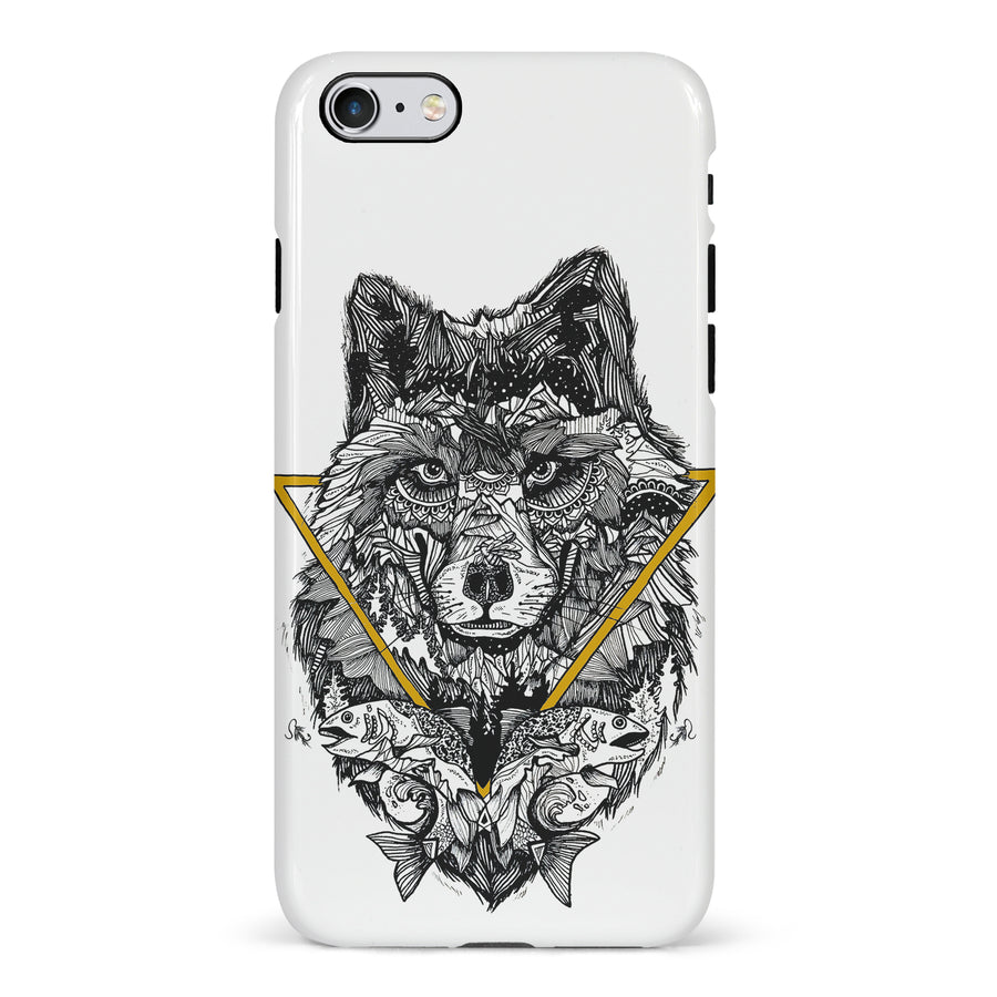 iPhone 6 Kate Zessel Wolf Hunger Phone Case