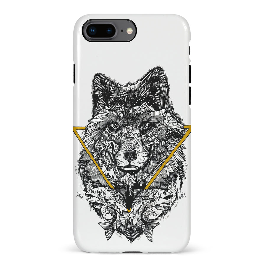 iPhone 8 Plus Kate Zessel Wolf Hunger Phone Case