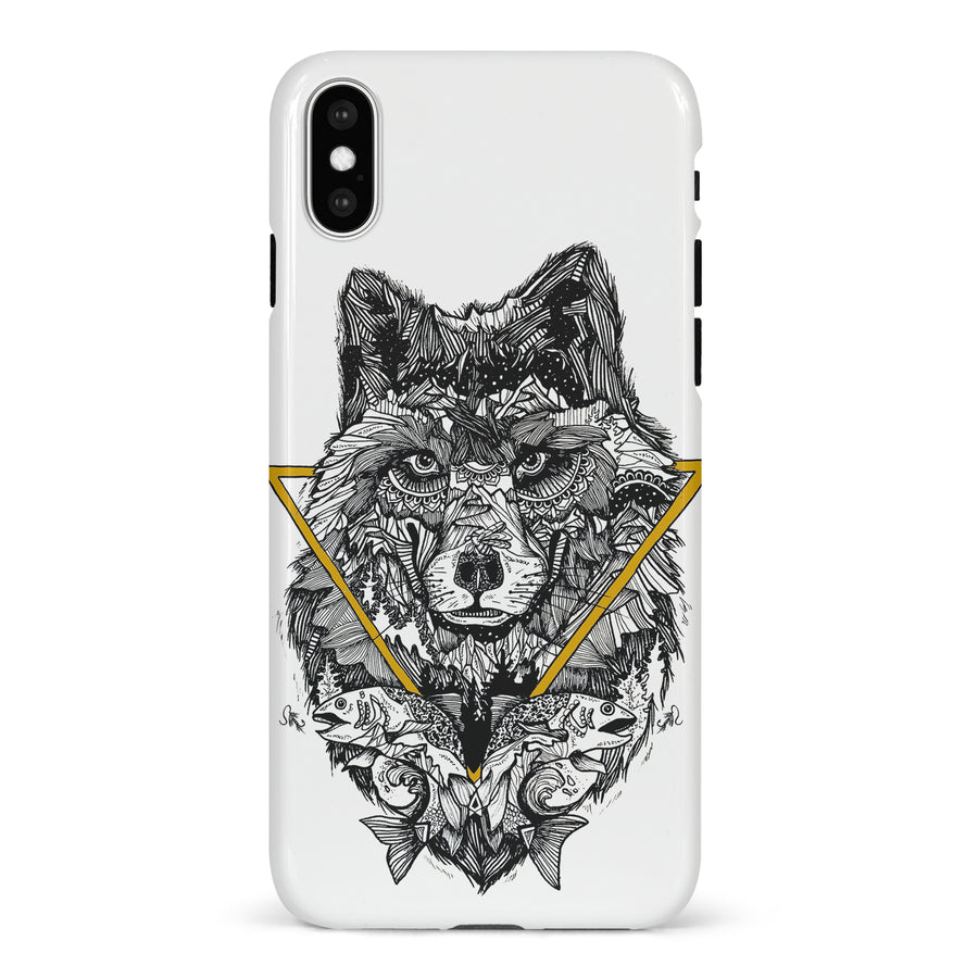 iPhone X/XS Kate Zessel Wolf Hunger Phone Case