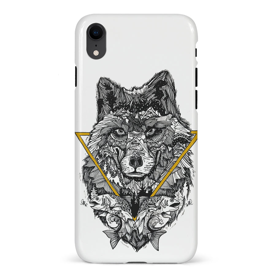 iPhone XR Kate Zessel Wolf Hunger Phone Case