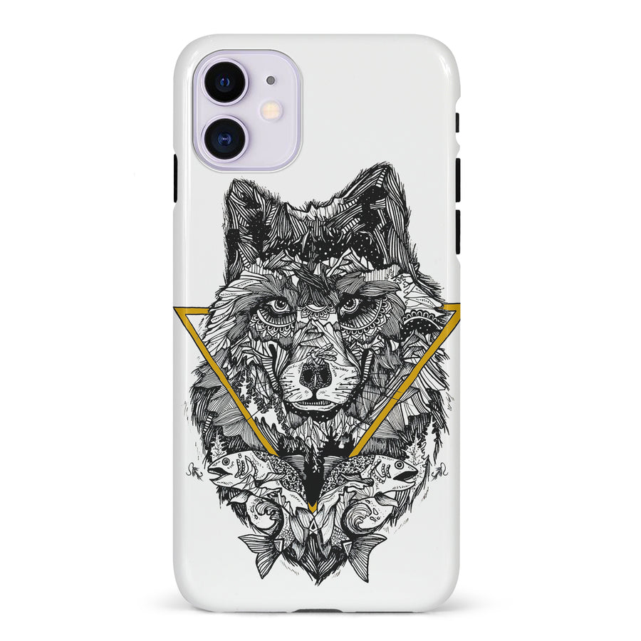 iPhone 11 Kate Zessel Wolf Hunger Phone Case