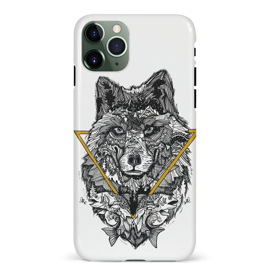 iPhone 11 Pro Kate Zessel Wolf Hunger Phone Case