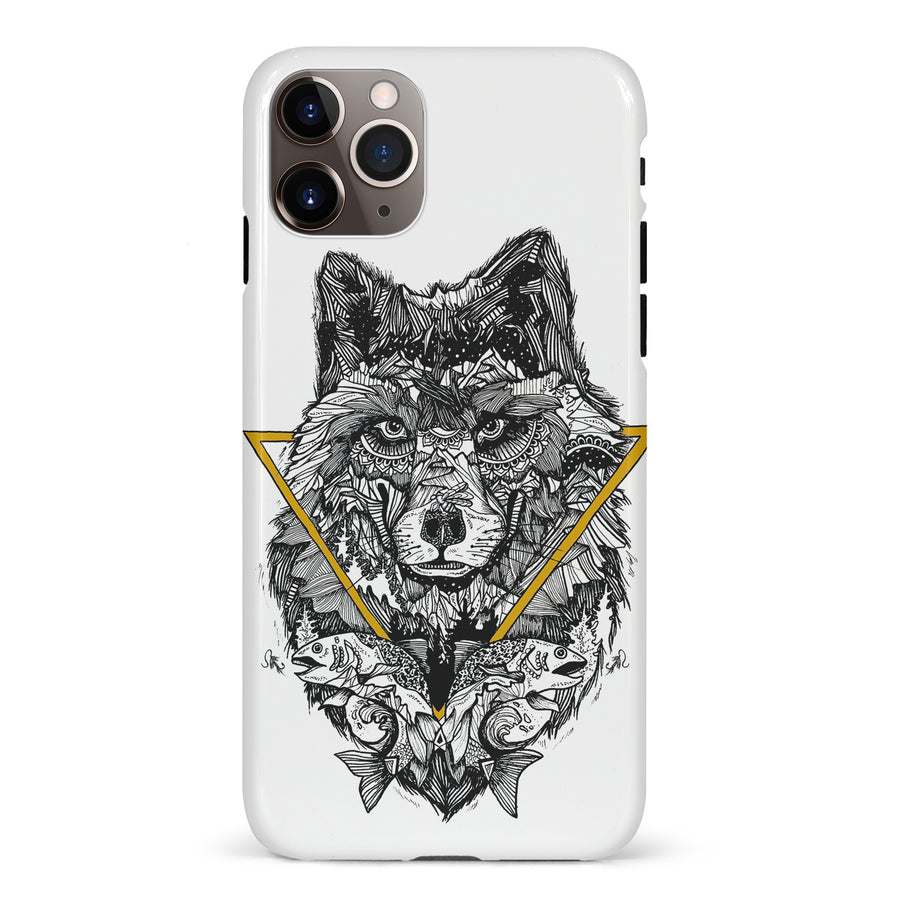 iPhone 11 Pro Max Kate Zessel Wolf Hunger Phone Case