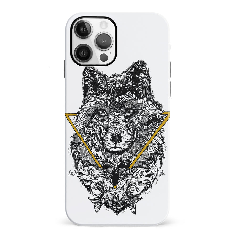 iPhone 12 Kate Zessel Wolf Hunger Phone Case