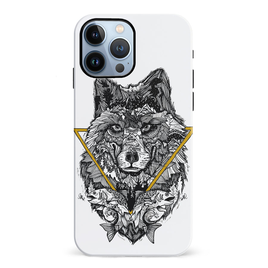 iPhone 12 Pro Kate Zessel Wolf Hunger Phone Case