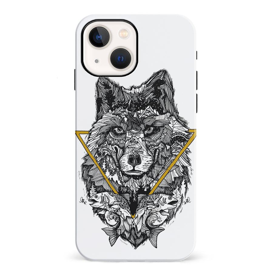 iPhone 13 Kate Zessel Wolf Hunger Phone Case