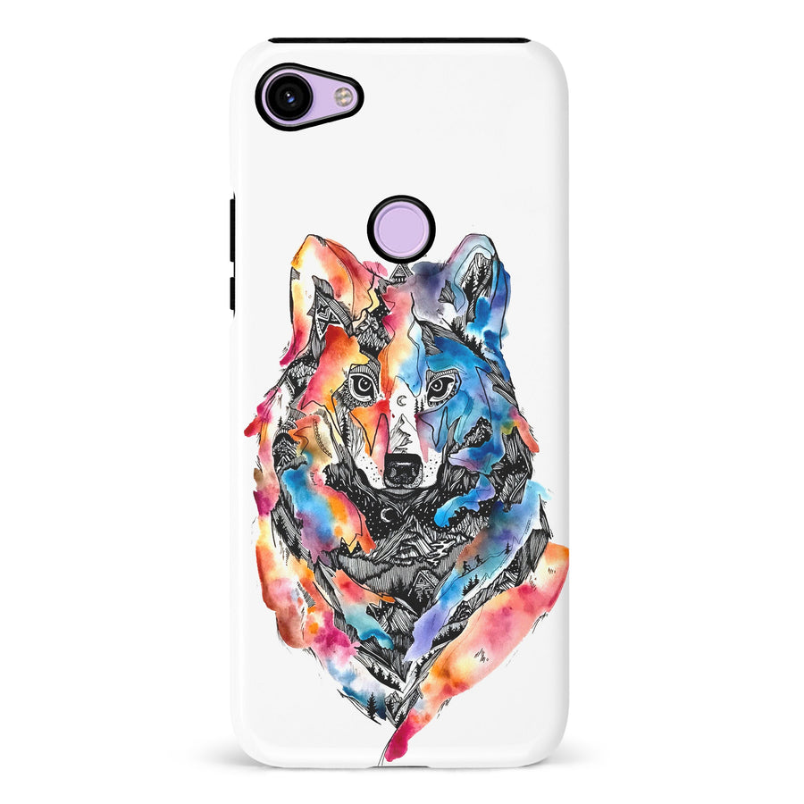 Google Pixel 3 Kate Zessel Living With Wolves Phone Case
