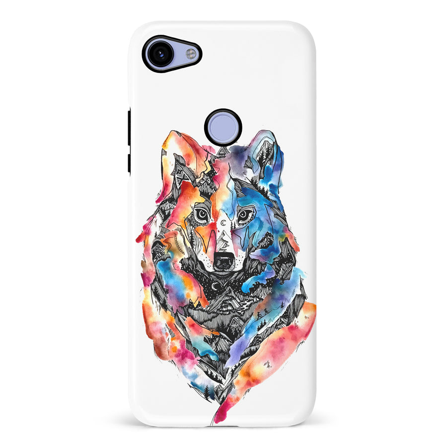 Google Pixel 3A XL Kate Zessel Living With Wolves Phone Case