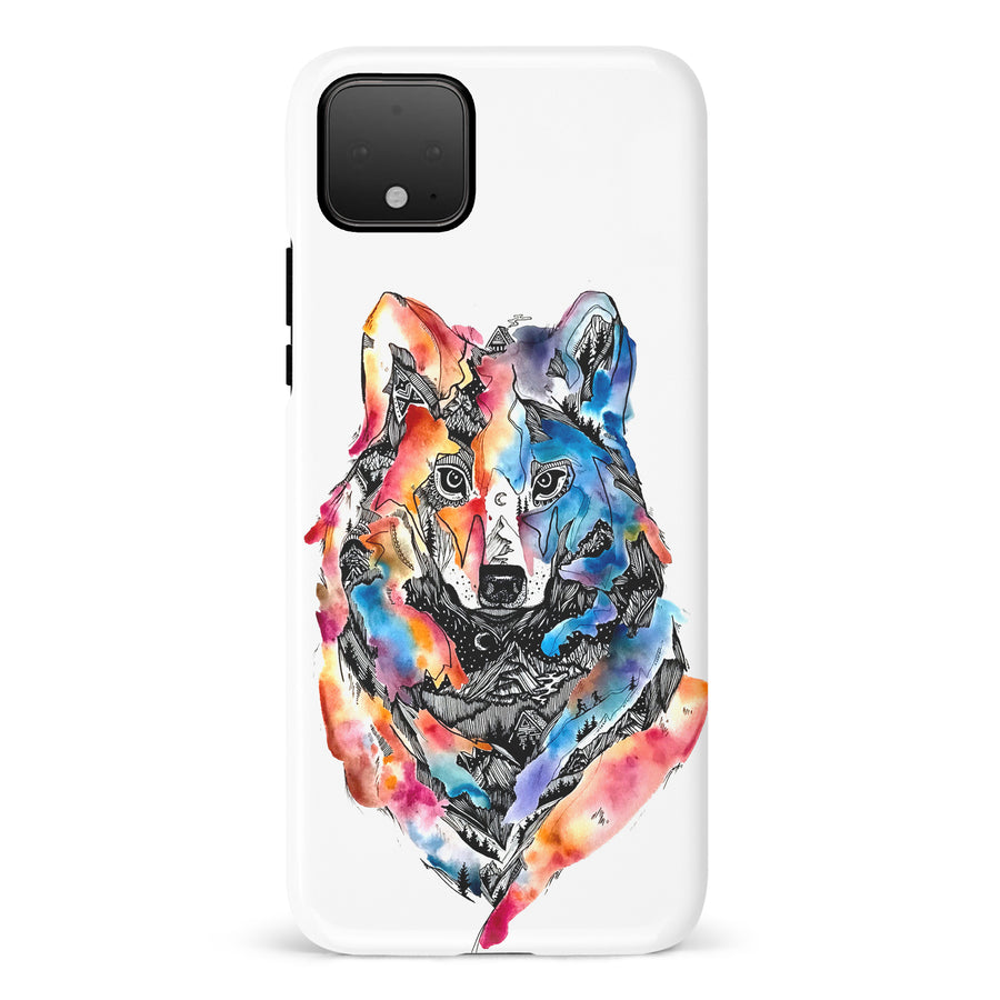 Google Pixel 4 Kate Zessel Living With Wolves Phone Case