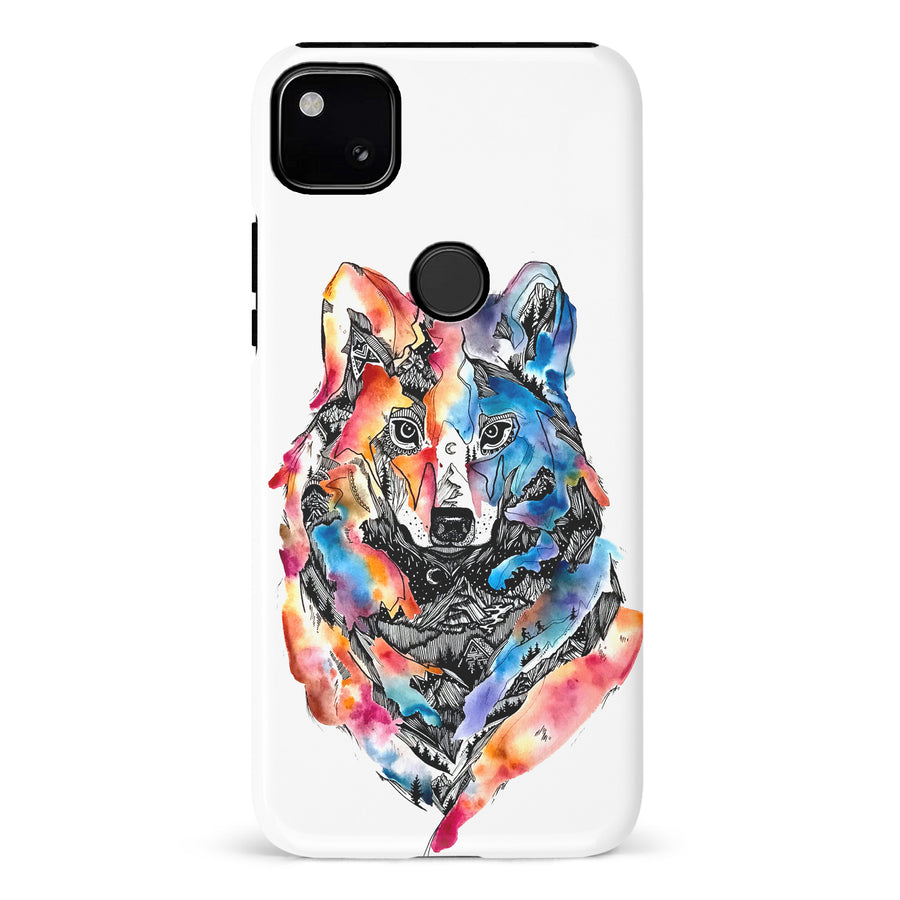 Google Pixel 4A Kate Zessel Living With Wolves Phone Case