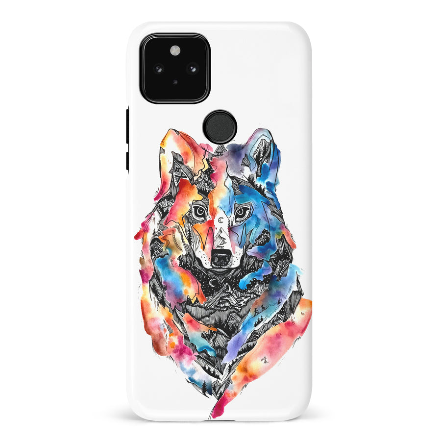 Google Pixel 5 Kate Zessel Living With Wolves Phone Case