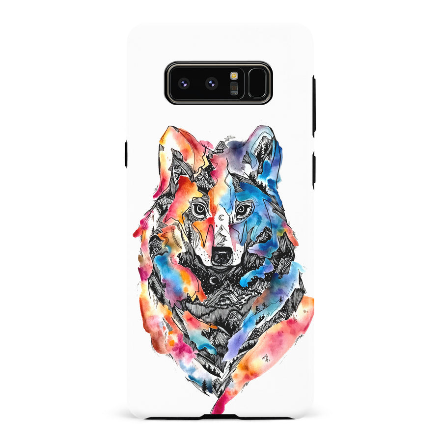 Samsung Galaxy Note 8 Kate Zessel Living With Wolves Phone Case
