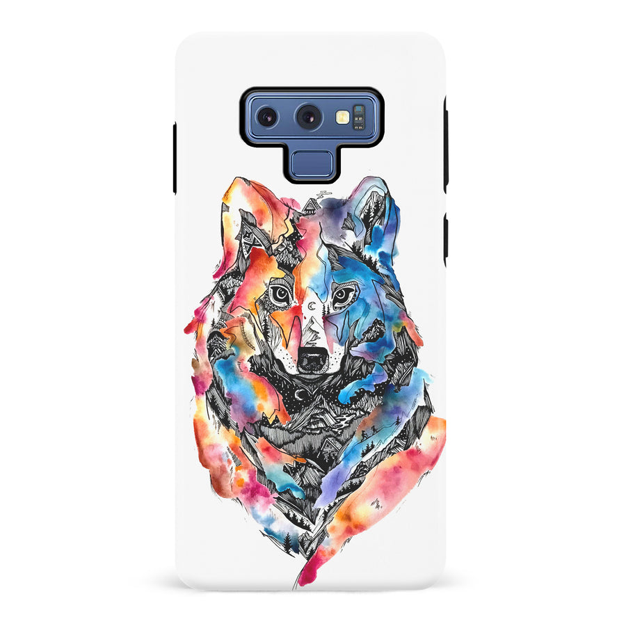 Samsung Galaxy Note 9 Kate Zessel Living With Wolves Phone Case