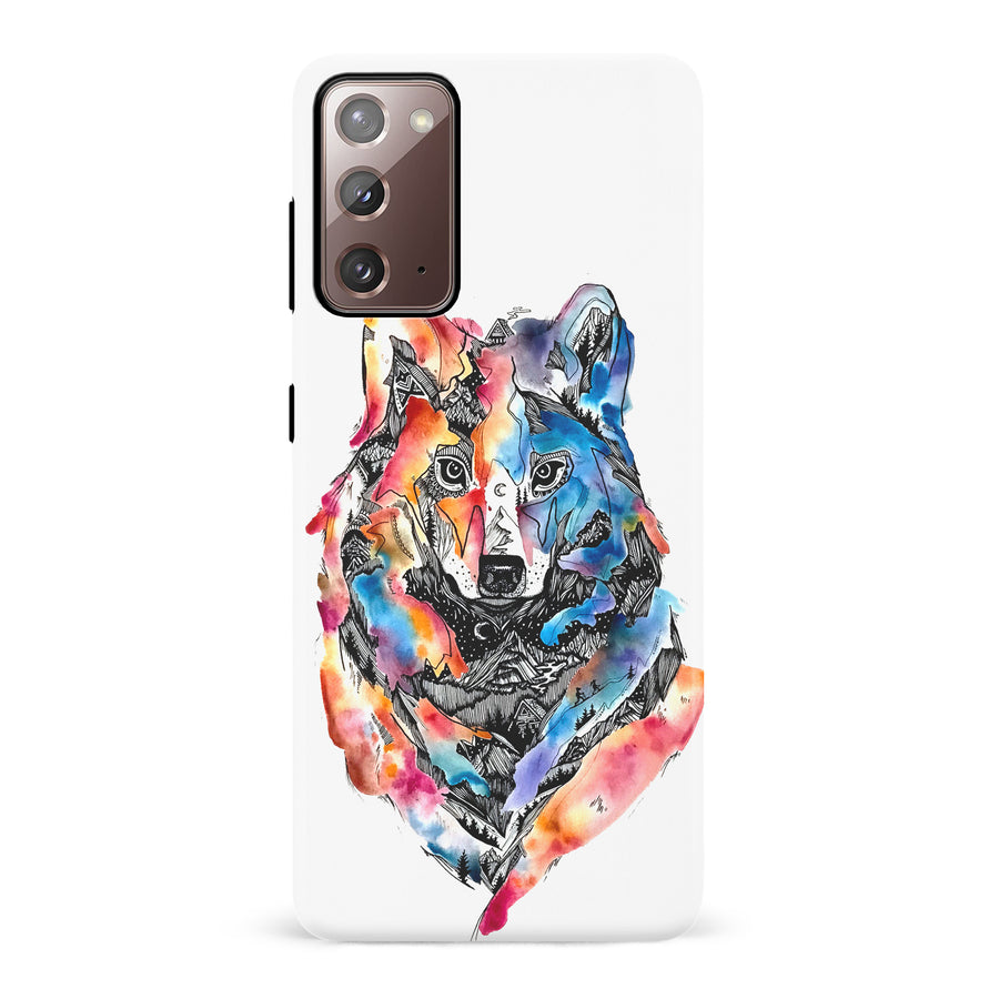 Samsung Galaxy Note 20 Kate Zessel Living With Wolves Phone Case