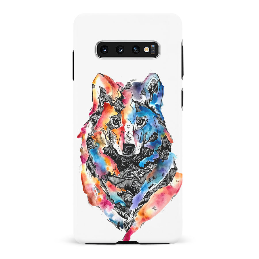 Samsung Galaxy S10 Kate Zessel Living With Wolves Phone Case
