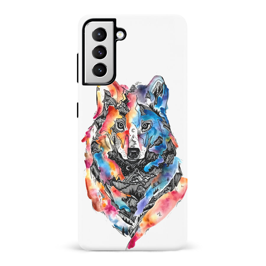 Samsung Galaxy S21 Kate Zessel Living With Wolves Phone Case