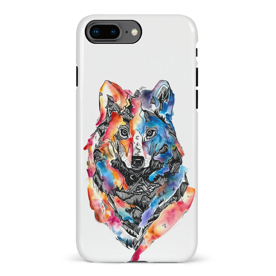 iPhone 8 Plus Kate Zessel Living With Wolves Phone Case