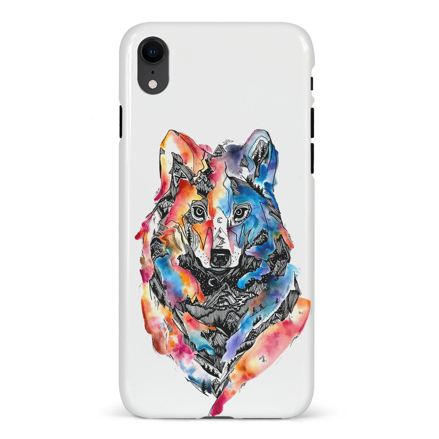 iPhone XR Kate Zessel Living With Wolves Phone Case